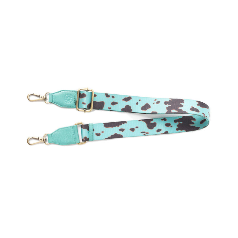 Prairie Sage Spotted Accessory Strap In Turquoise