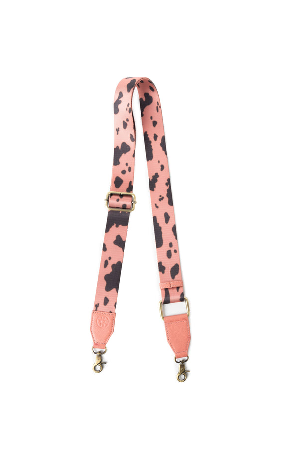 Prairie Sage Spotted Accessory Strap In Peach