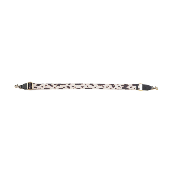Prairie Sage Spotted Accessory Strap In Black and White - Myra USA