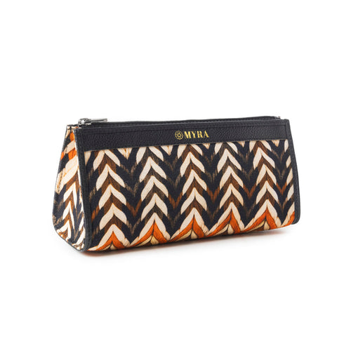 Buena Mia Multi-Pouch Bag In Black & Ivory - Myra USA