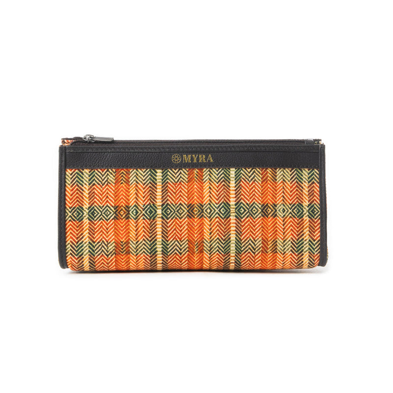 Buena Mia Multi-Pouch Bag In Black and Orange