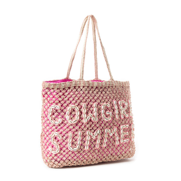 Tequila Town Dimension Tote Bag In pink