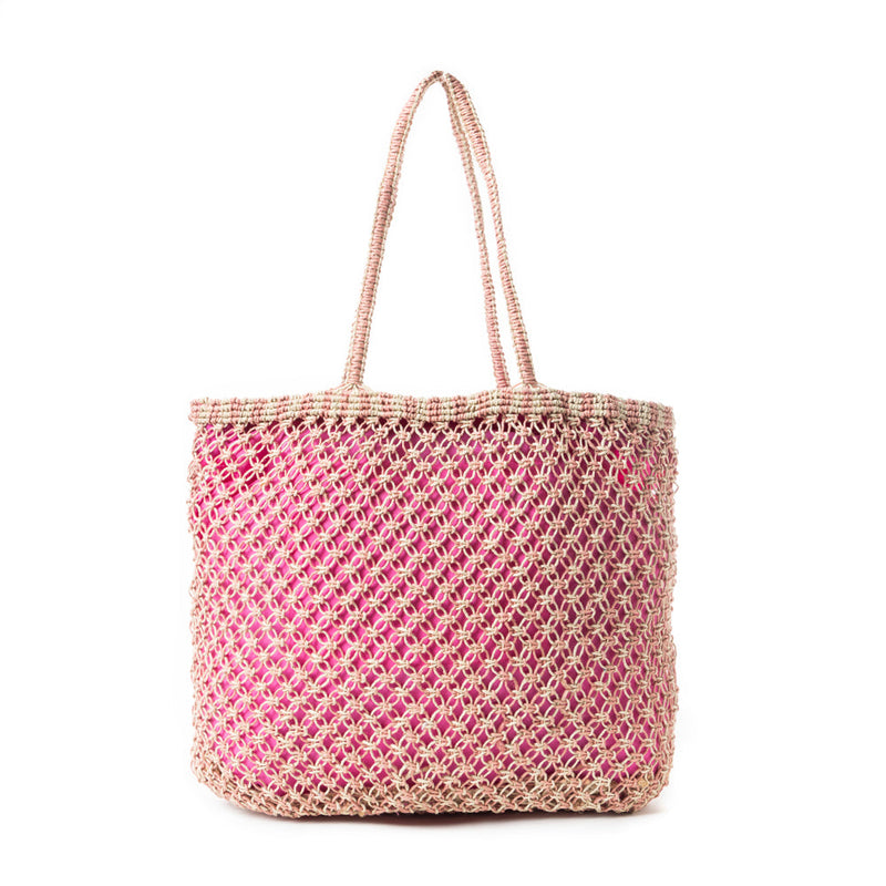 Tequila Town Dimension Tote Bag In pink