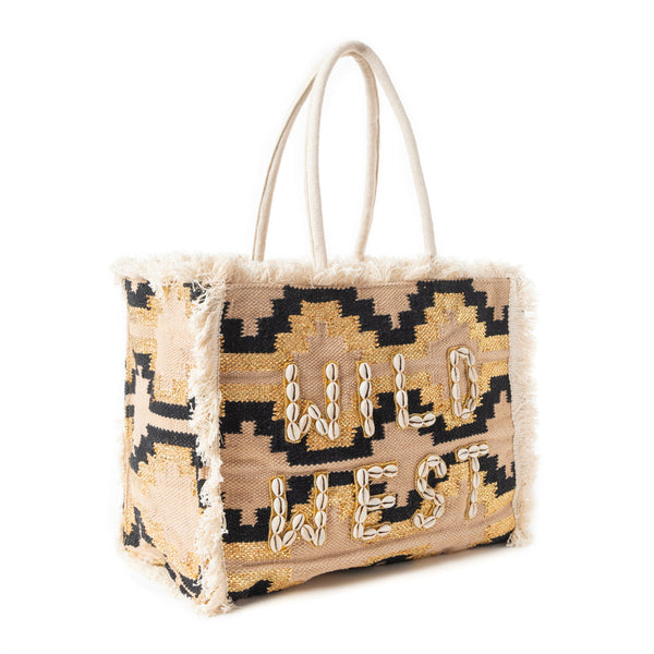 Wild West Sandstone Tote Bag - Myra USA