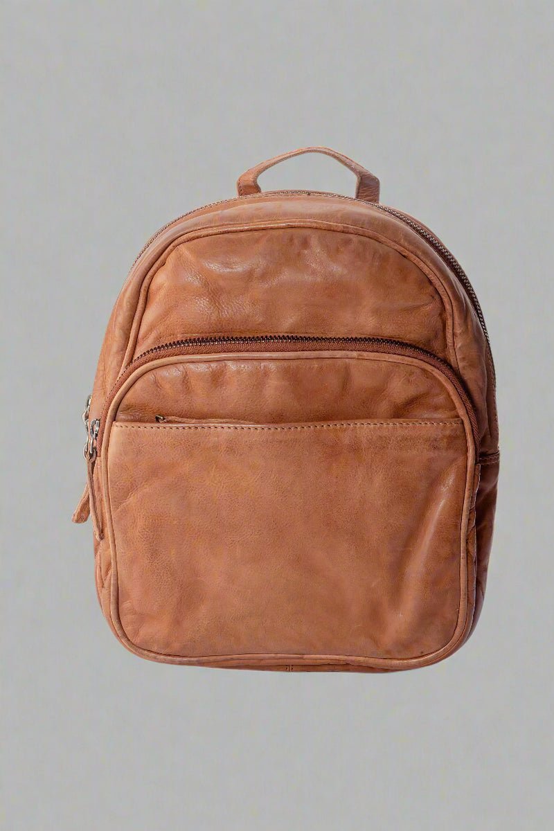 Roaming Traveller Backpack In Tan