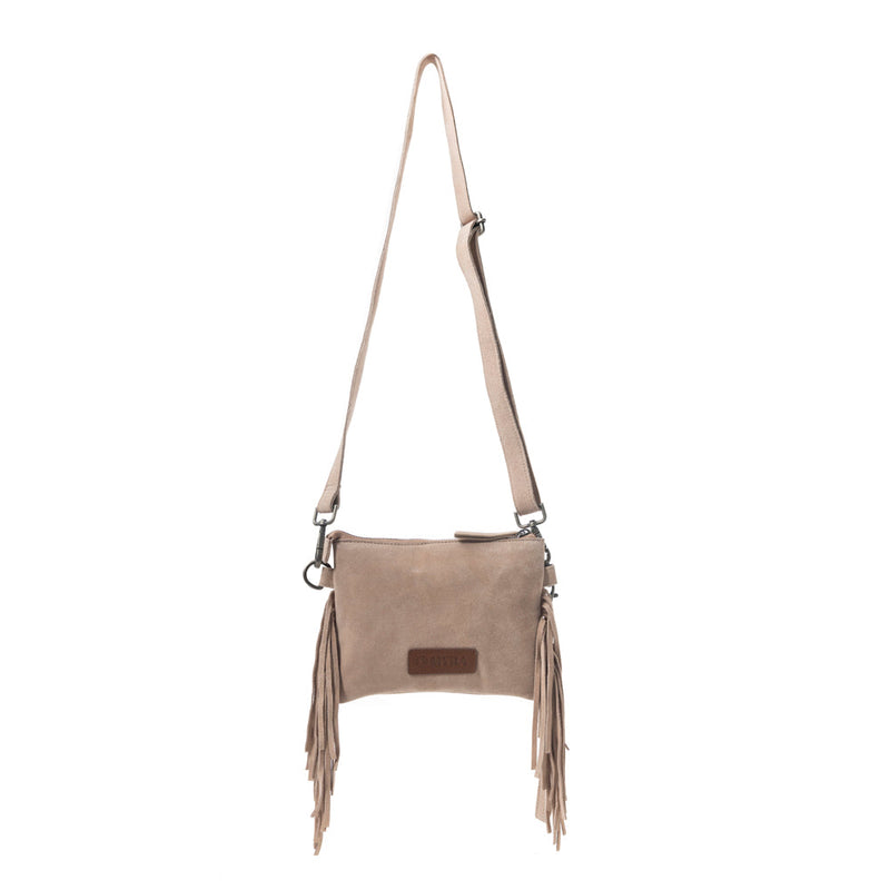 Desert Wing Crossbody Bag In Beige