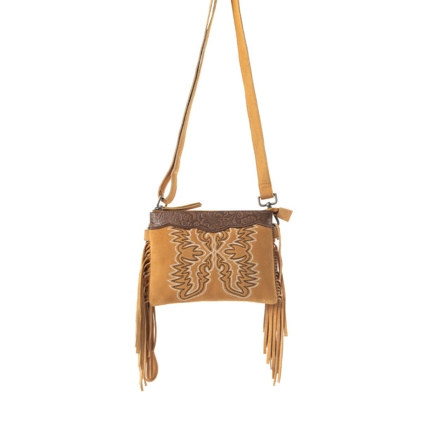 Desert Wing Crossbody Bag In Brown