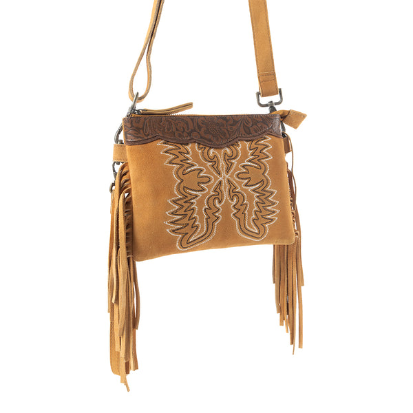 Desert Wing Crossbody Bag In Brown