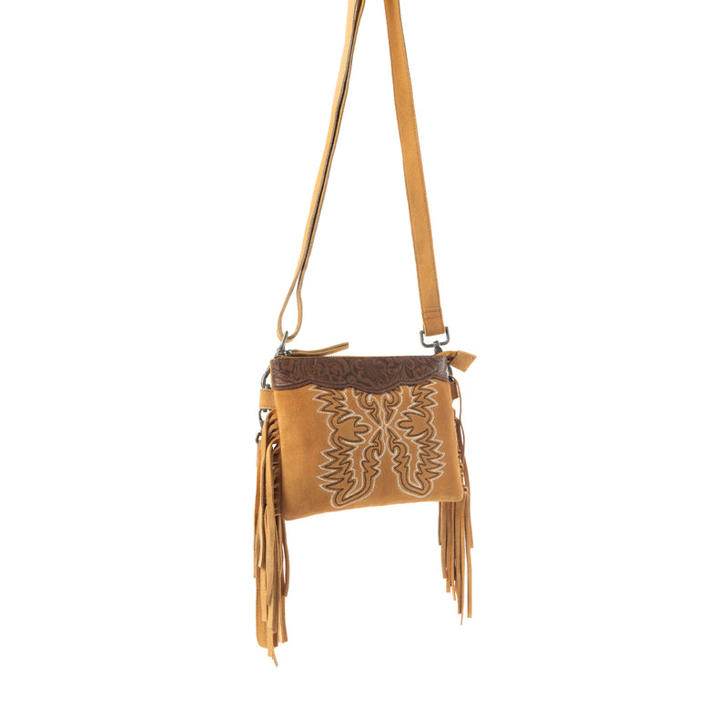 Desert Wing Crossbody Bag In Brown