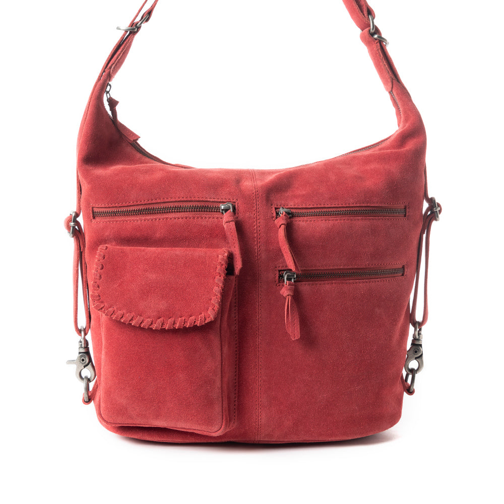 Smoky Trailhead Shoulder Bag In Red