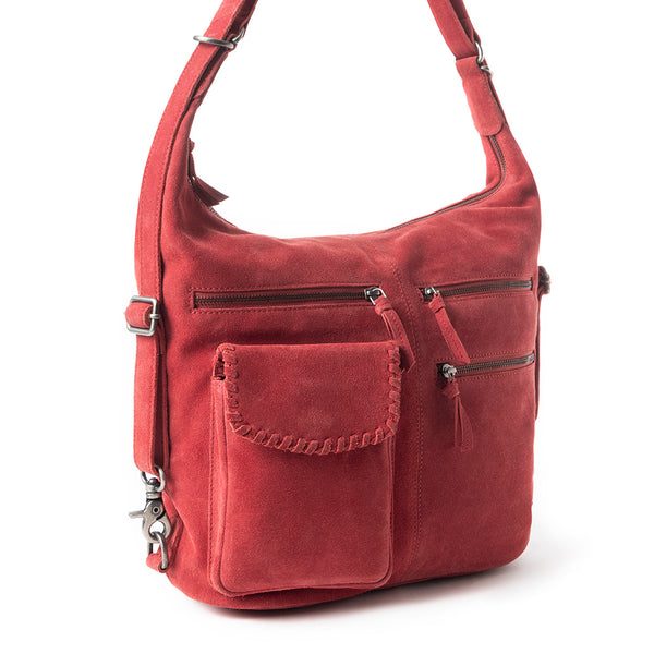 Smoky Trailhead Shoulder Bag In Red