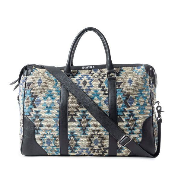 Stallion Way Duffel In Blue - Myra USA