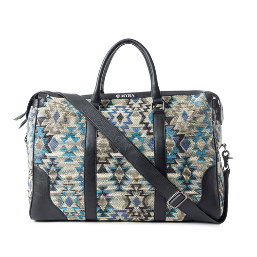 Stallion Way Duffel In Blue - Myra USA