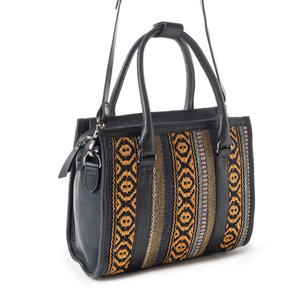 Nuevas Vistas Crossbody Bag Black And Yellow - Myra USA