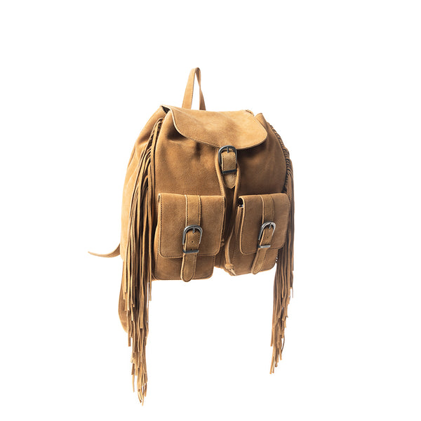 Deluxe Royale Backpack In Camel - Myra USA