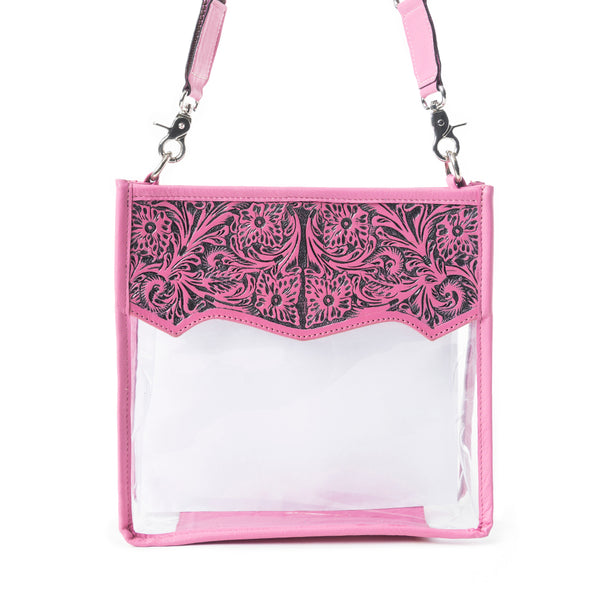 Pearlton Prairie Clear Bag In Pink