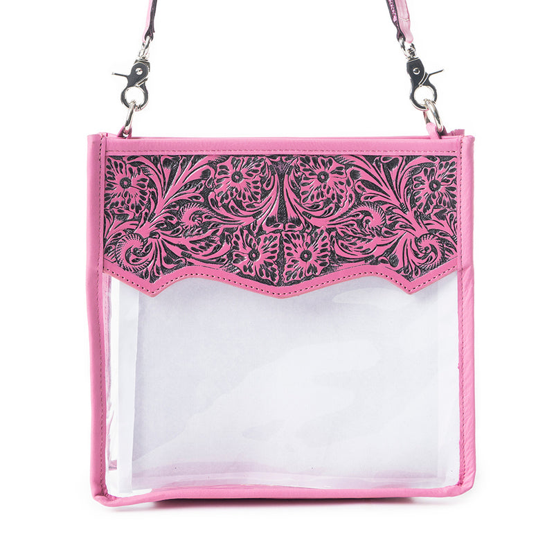 Pearlton Prairie Clear Bag In Pink