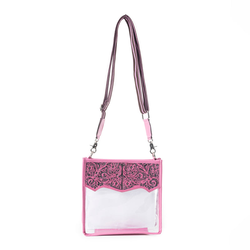 Pearlton Prairie Clear Bag In Pink