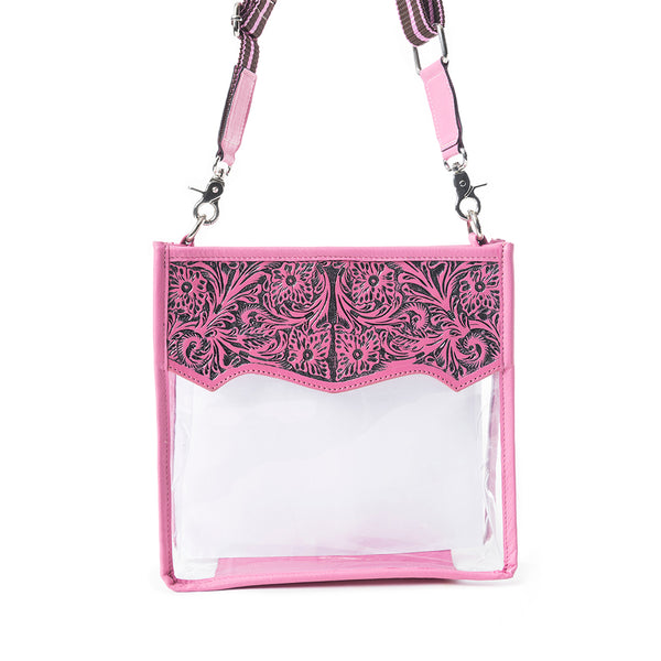 Pearlton Prairie Clear Bag In Pink