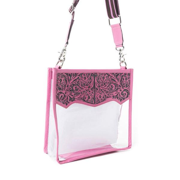 Pearlton Prairie Clear Bag In Pink - Myra USA