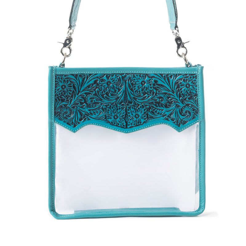 Pearlton Prairie Clear Bag In Blue