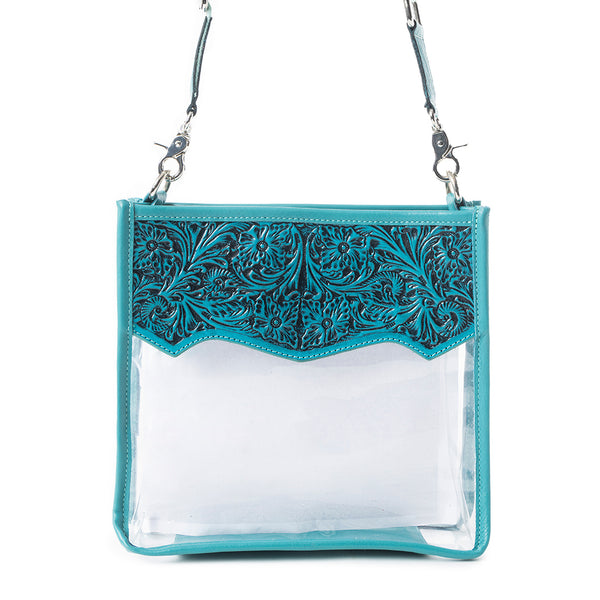 Pearlton Prairie Clear Bag In Blue