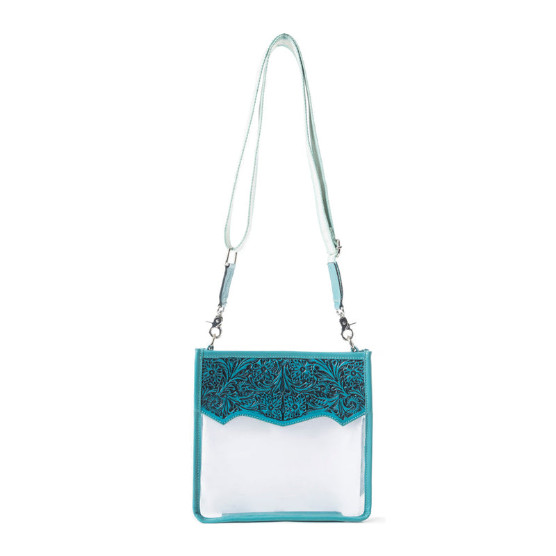 Pearlton Prairie Clear Bag In Blue