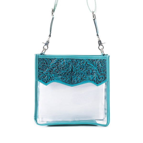 Pearlton Prairie Clear Bag In Blue