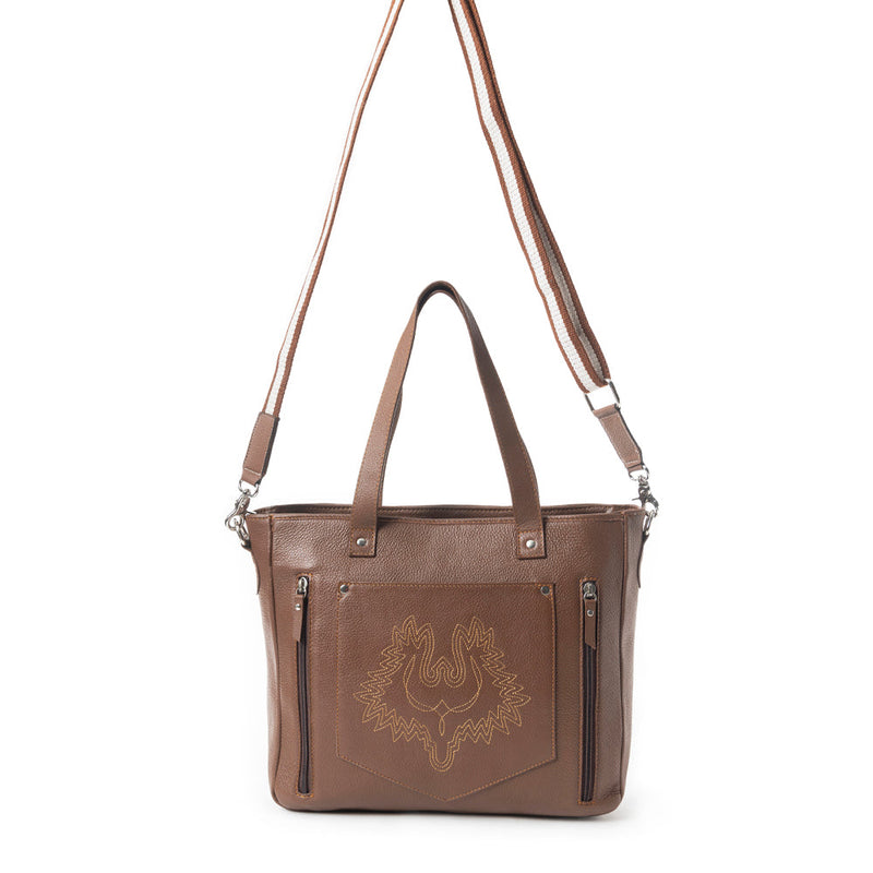 Pueblo Visions Concealed Carry Bag In Brown