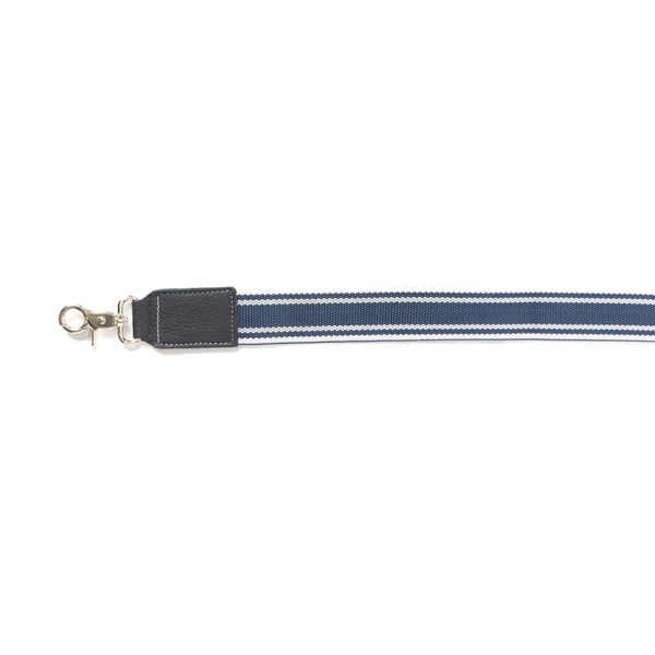 Millingston Canvas Accessory Strap In Blue and White - Myra USA