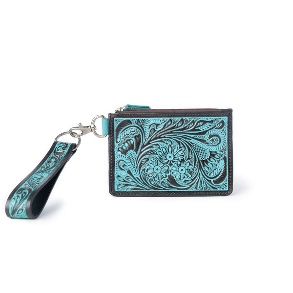 Pride of Prickly Pears Credit Card Holder In Turquoise