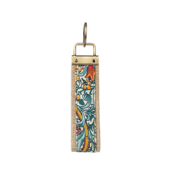 Penny's Posies Key Fob 5.25" In Turquoise - Myra USA