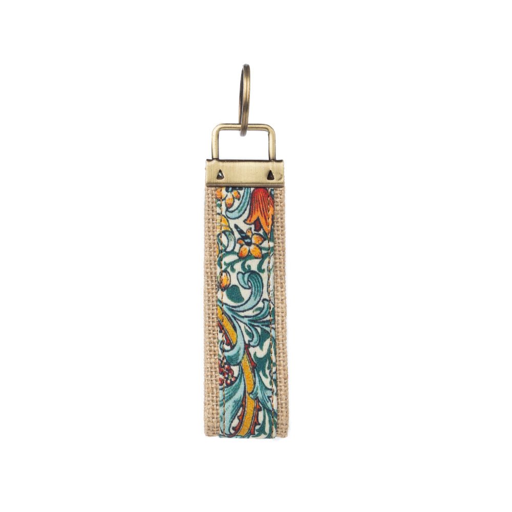 Penny's Posies Key Fob 5.25" In Turquoise - Myra USA