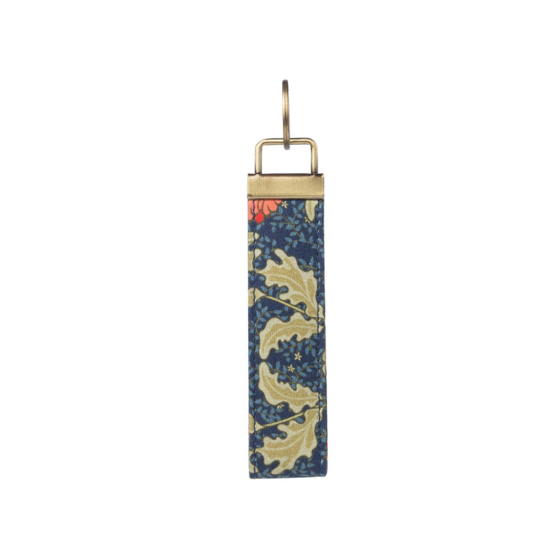 Penny's Posies Key Fob 5.5" In Blue And Green