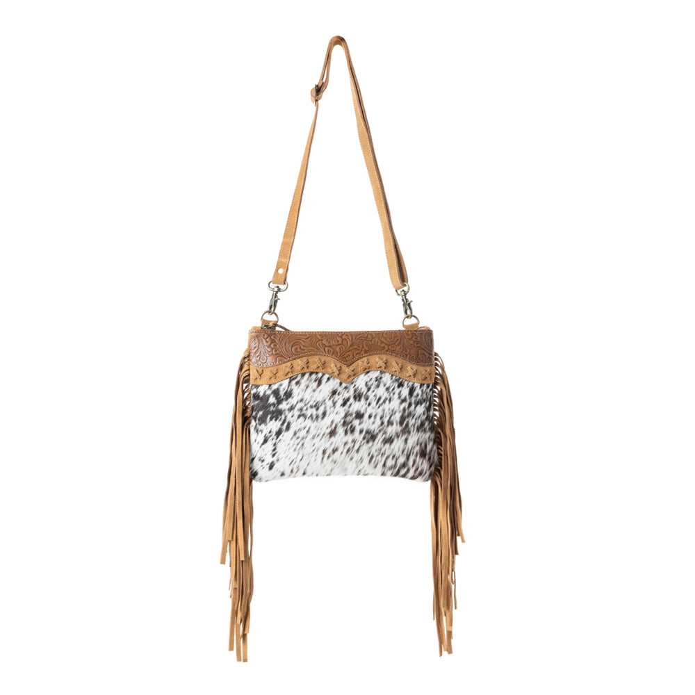 Timber Trail leather Bag in Burnished Bronze & Soft Porcelain - Myra USA
