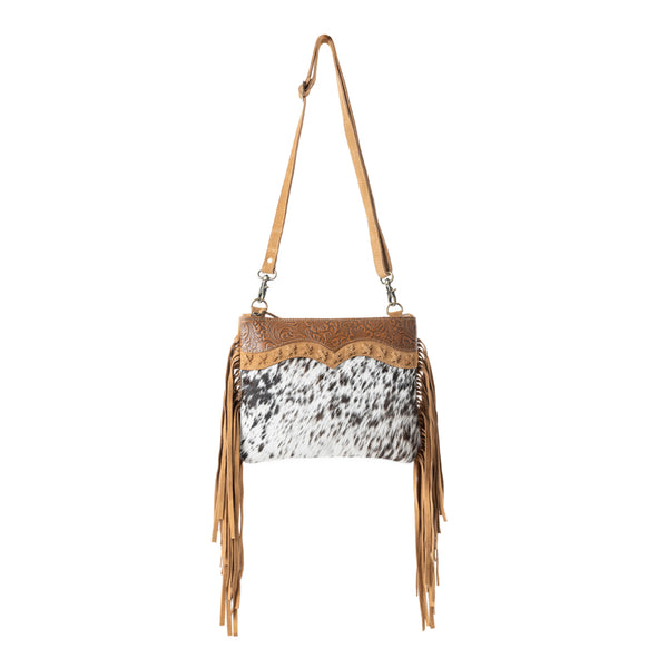 Timber Trail leather Bag in Burnished Bronze & Soft Porcelain - Myra USA