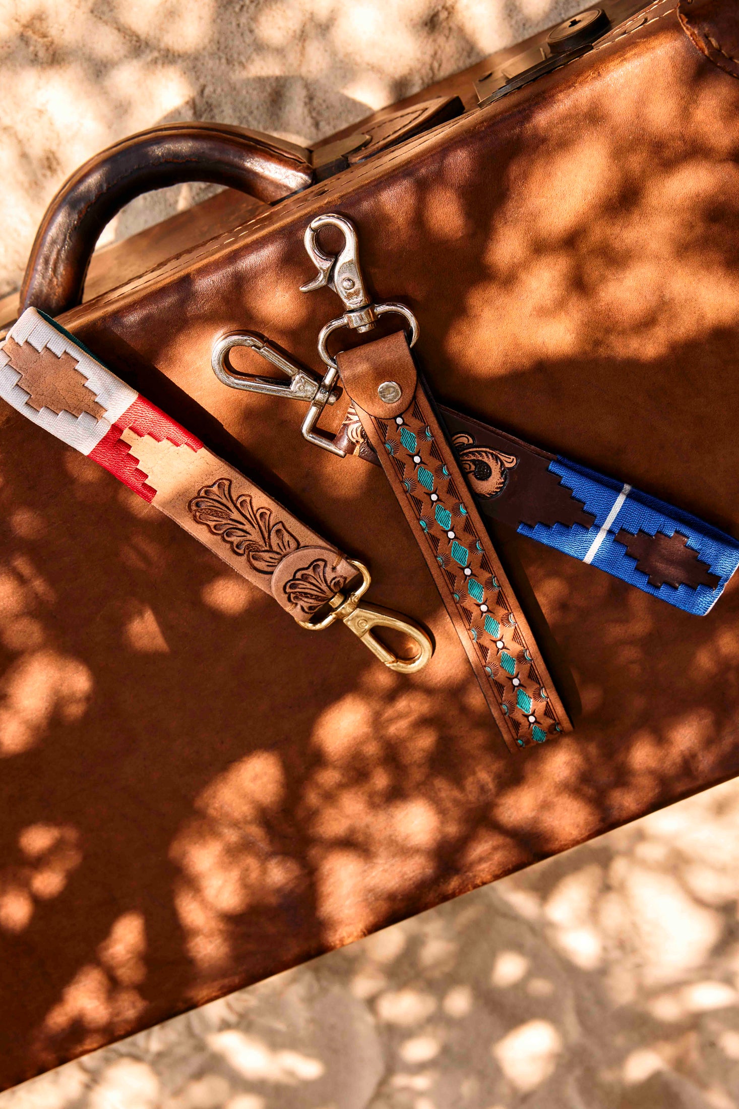 Canyon Spire Key Fob In Brown