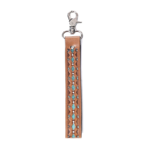 Canyon Spire Key Fob In Brown - Myra USA