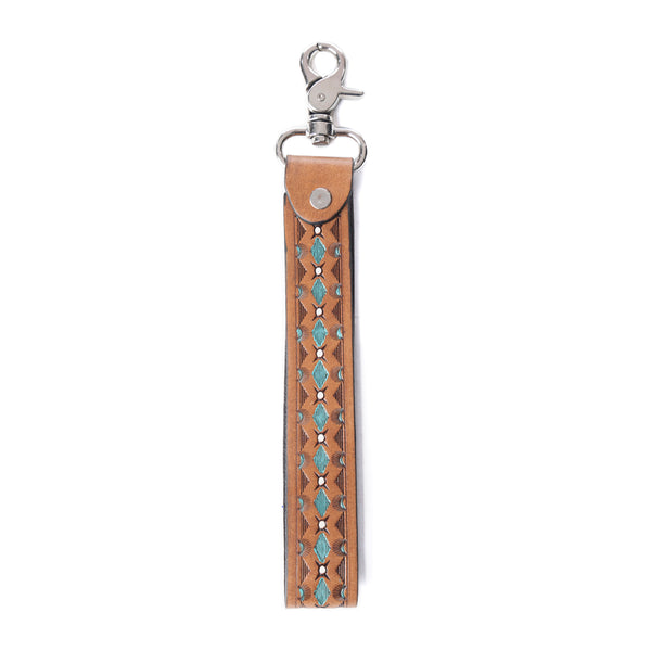 Canyon Spire Key Fob In Brown - Myra USA