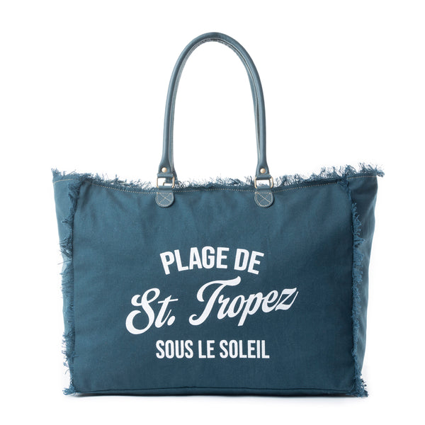 Saint Tropez Weekender Bag In Blue - Myra USA