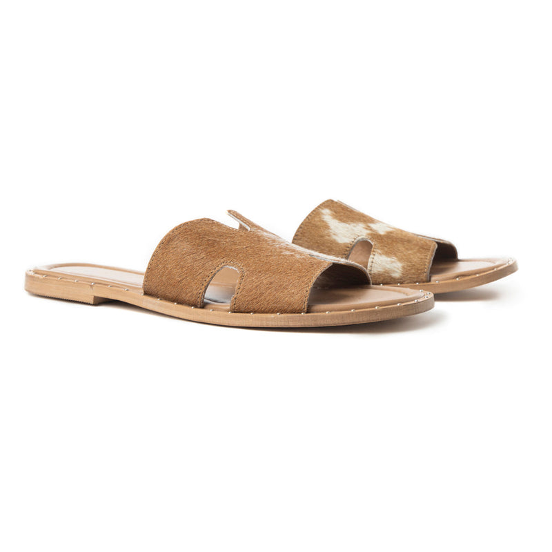 Daleena Anne Sandals In Brown