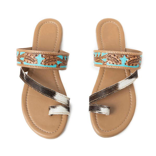 LaDonna Trail Sandal In Turquoise