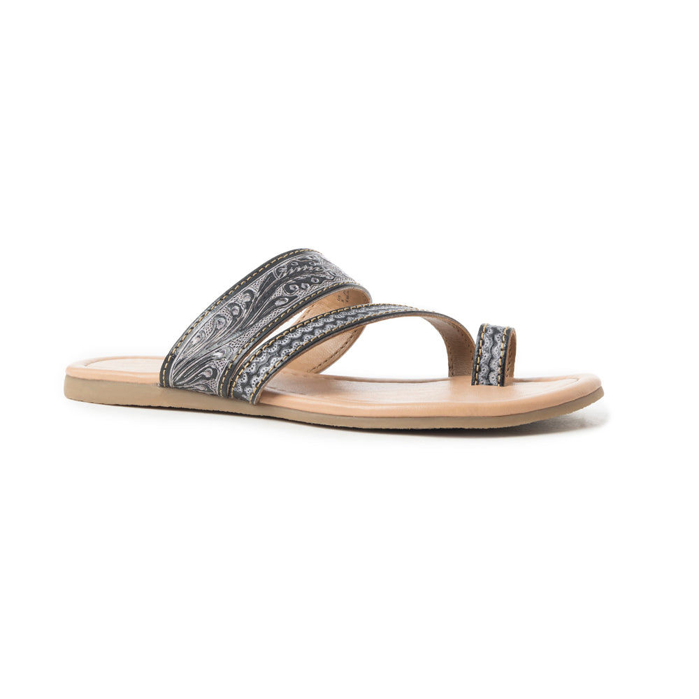 Rangeland Sandals In Black - Myra USA