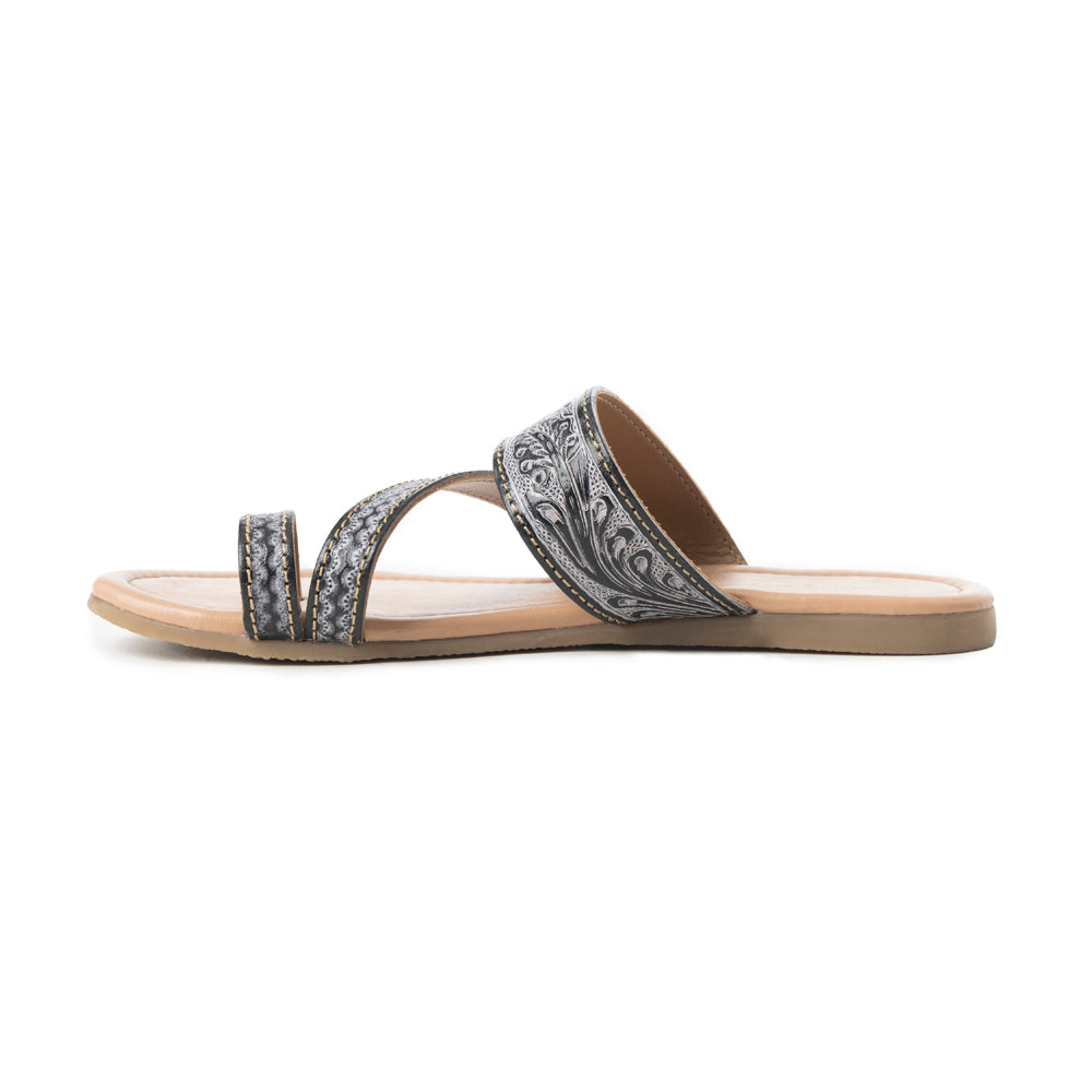 Rangeland Sandals In Black - Myra USA