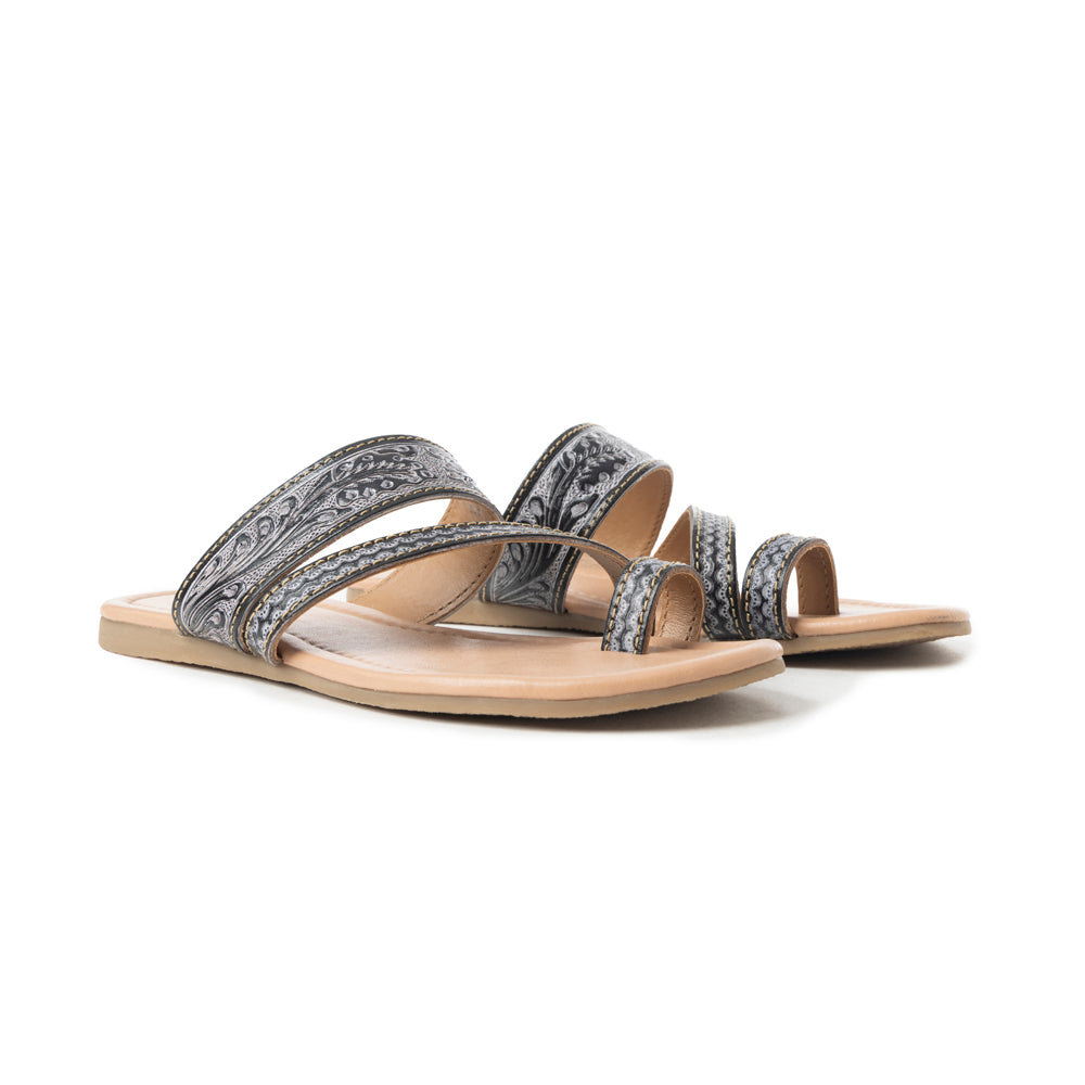 Rangeland Sandals In Black - Myra USA