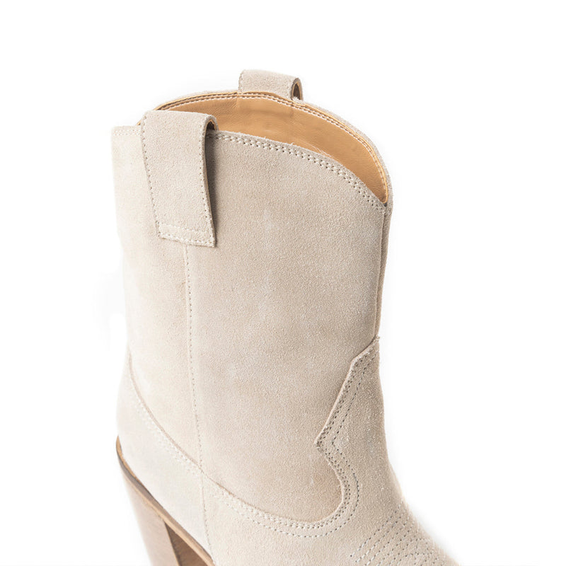 Crystal Creek Booties In Off White