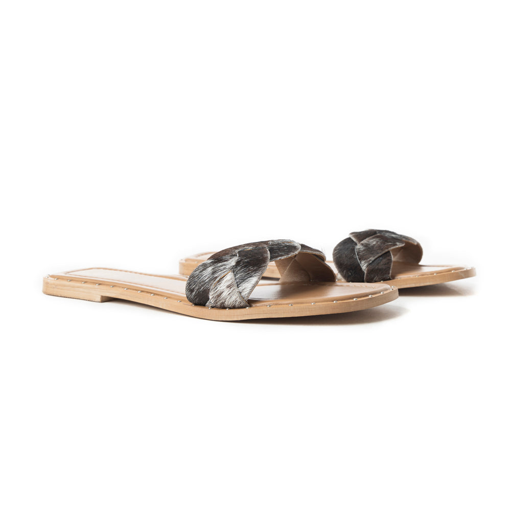 Pearline Sandals In Black And White - Myra USA