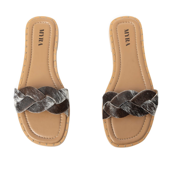 Pearline Sandals In Black And White - Myra USA