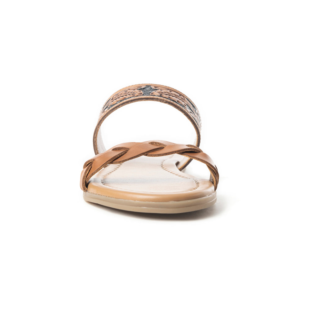 Diamond Ridge Sandals In Black and Brown - Myra USA