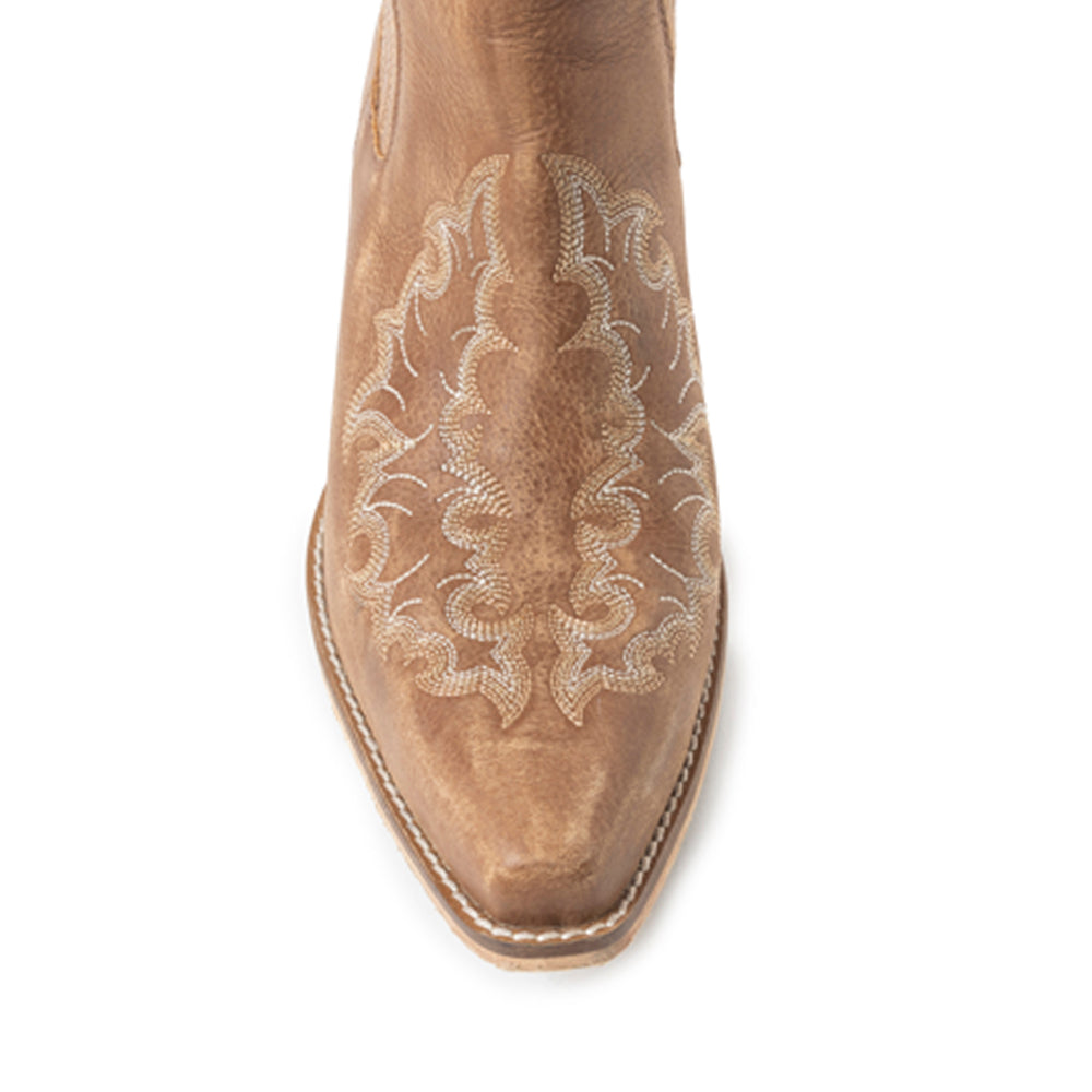 Dearling Ranch Booties In Brown - Myra USA